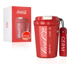 COCA COLA - Germ Termo Taza de Café Frío O Caliente Vaso Térmico, 390 ML Rojo
