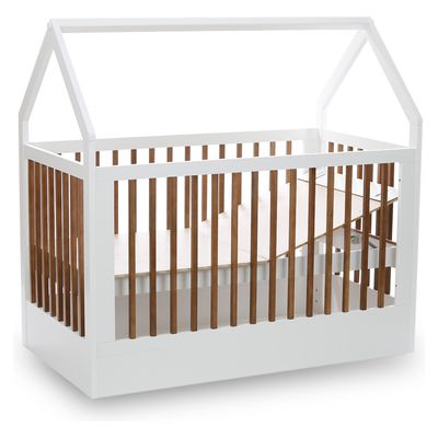 Imagen 2 del producto Cuna Montessori Sognare Blanca/Miel