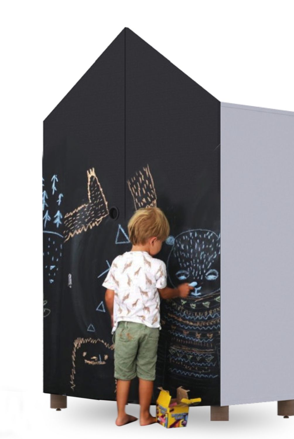 KIDSCOOL - Ropero Infantil con pizarra Sognare Kidscool