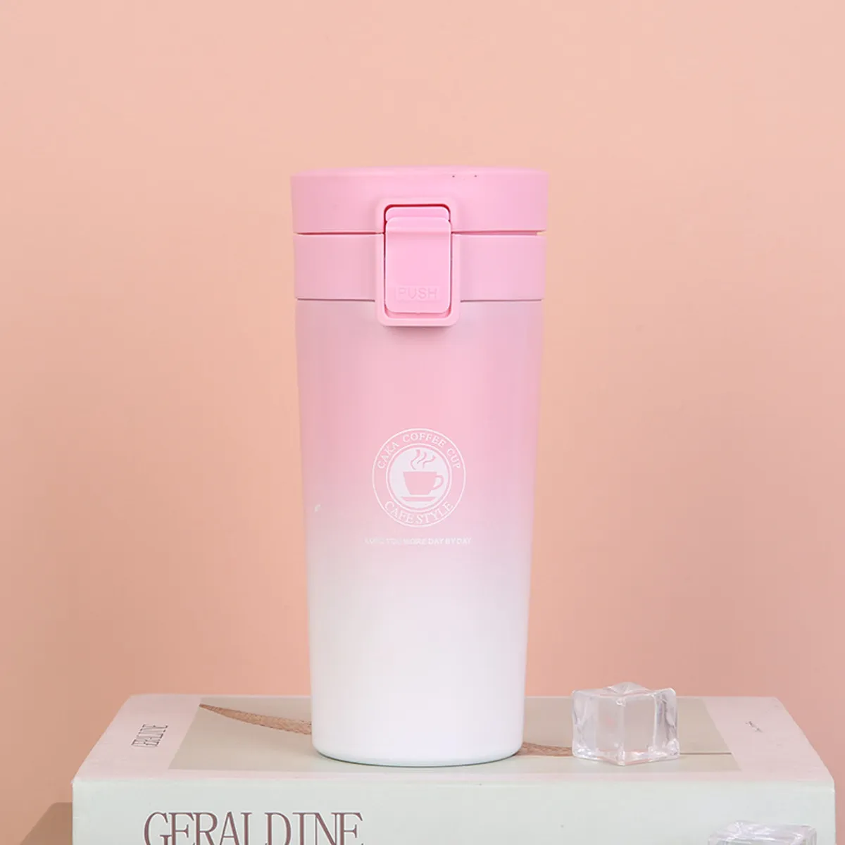 HOMEY - Pack de 2 Vasos Termicos Resistente Al Calor y Frio, Colores Surtidos