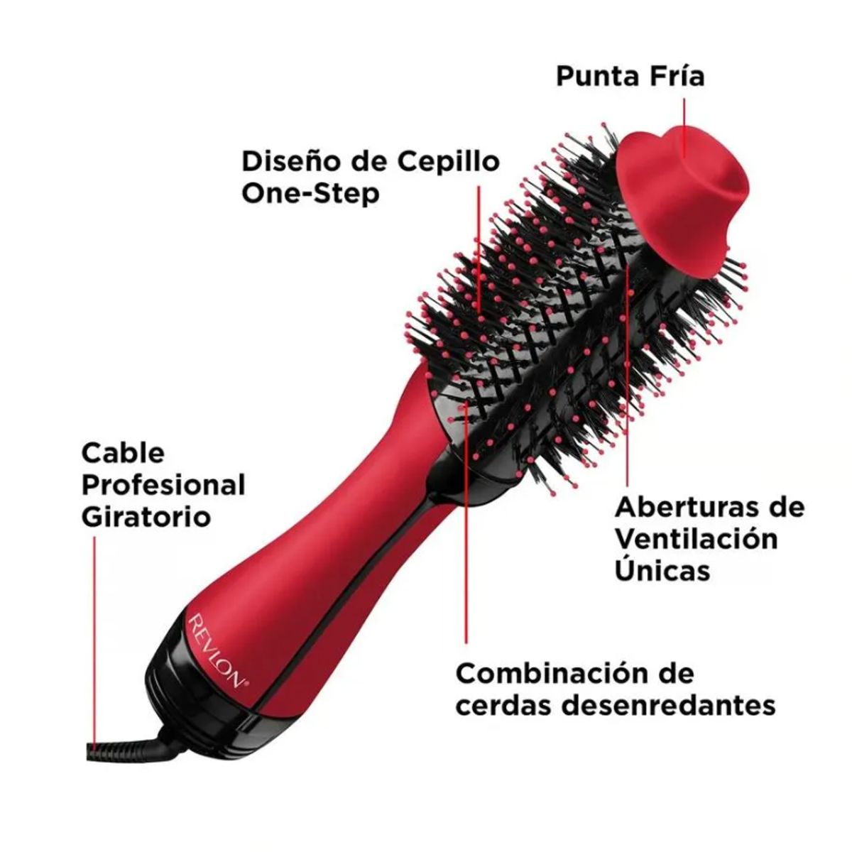 REVLON - Cepillo Secador Alisador One Step Revlon - Edición Especial