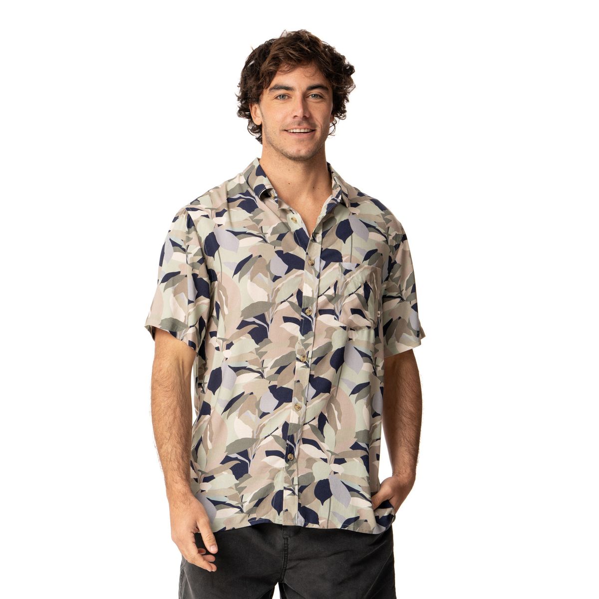 KIVUL - Camisa Hombre Carzo Beige Kivul