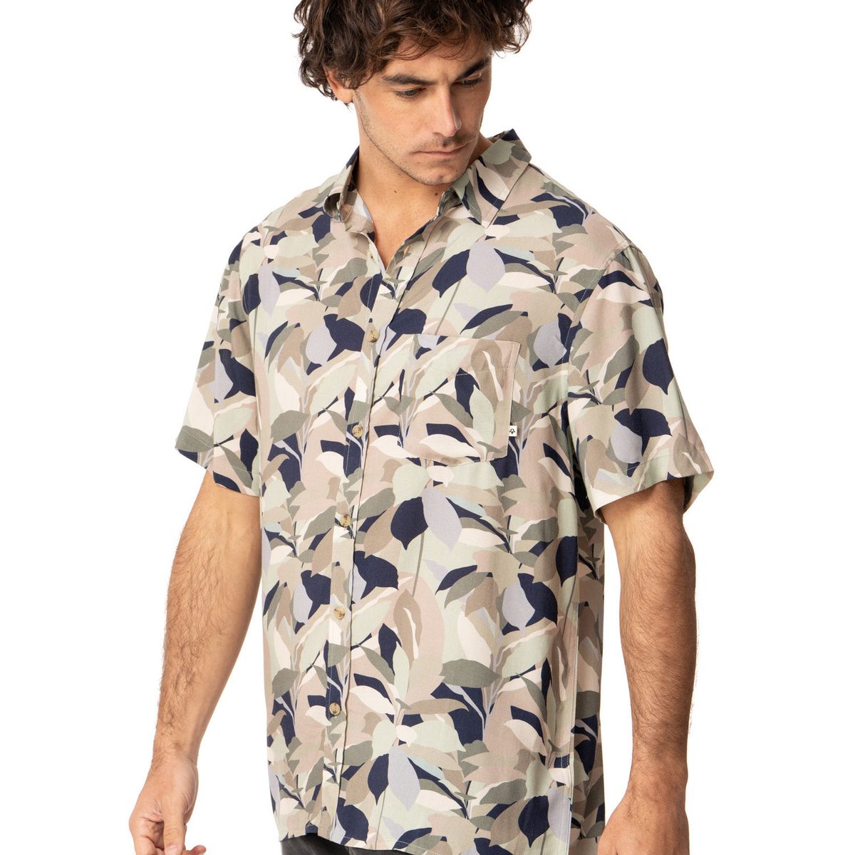 KIVUL - Camisa Hombre Carzo Beige Kivul