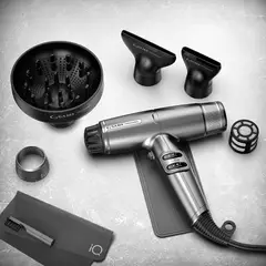 GAMA - Secador De Pelo Iq Lite GR 220 Profesional Silver