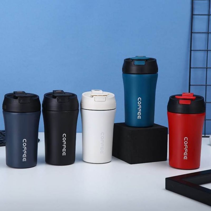 HOMEY - Pack de 2 Vasos Termicos Resistente Al Calor y Frio, Colores Surtidos