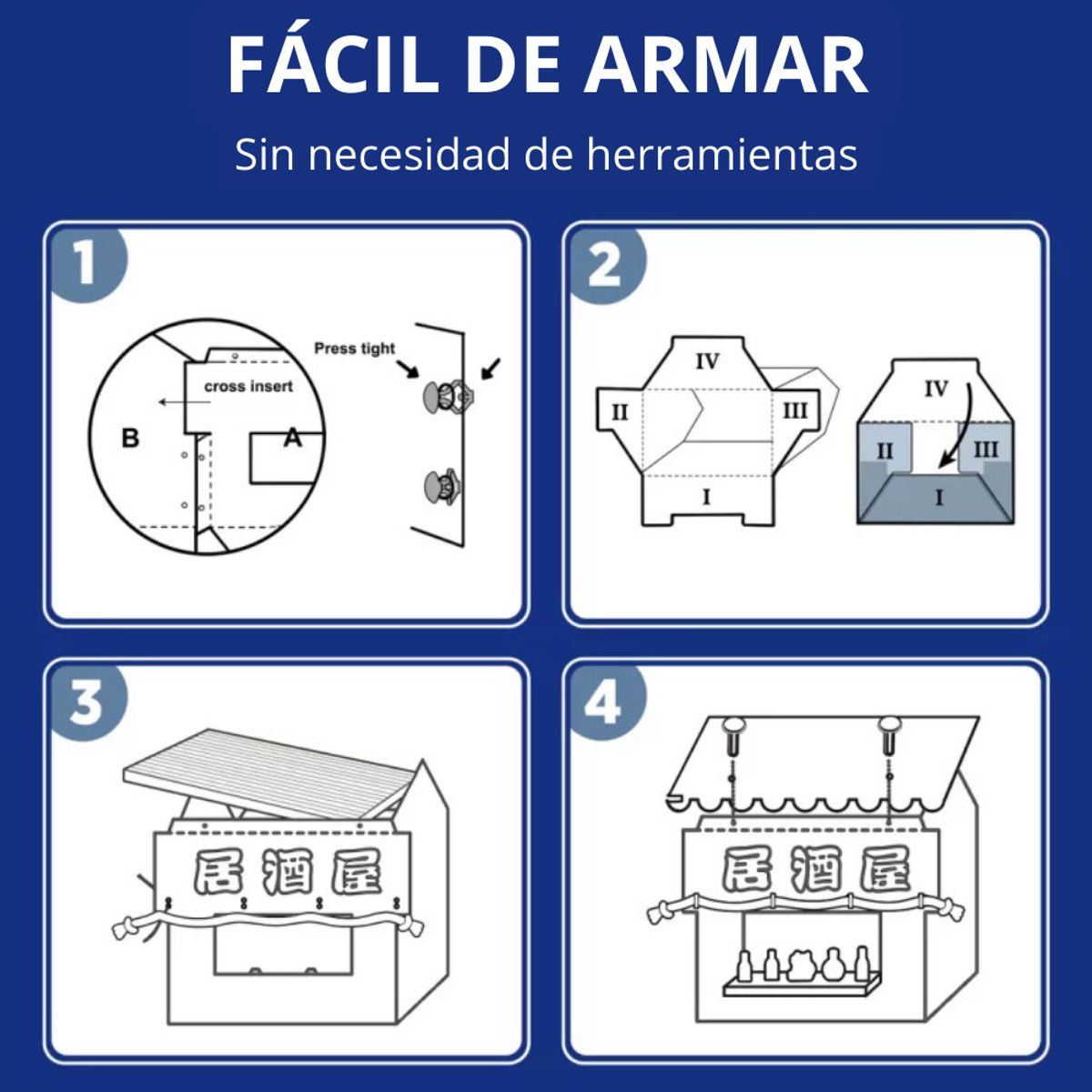 KIMBA - Casa Rascador Multiuso Izekaya Bar Azul