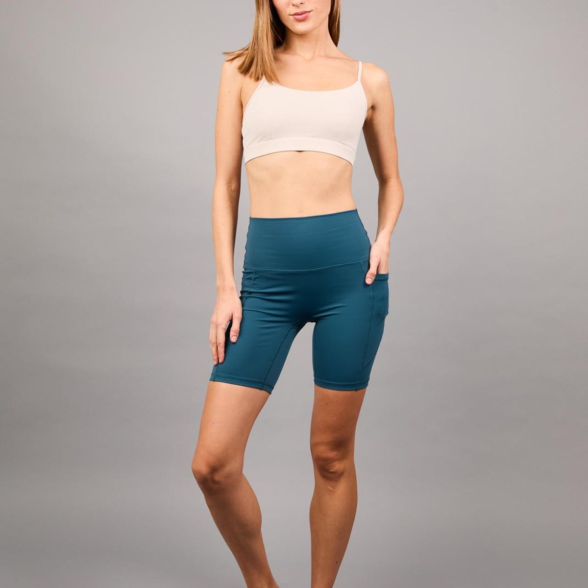 THEA - Legging Ambar Bolsillos Laterales Aegean Blue