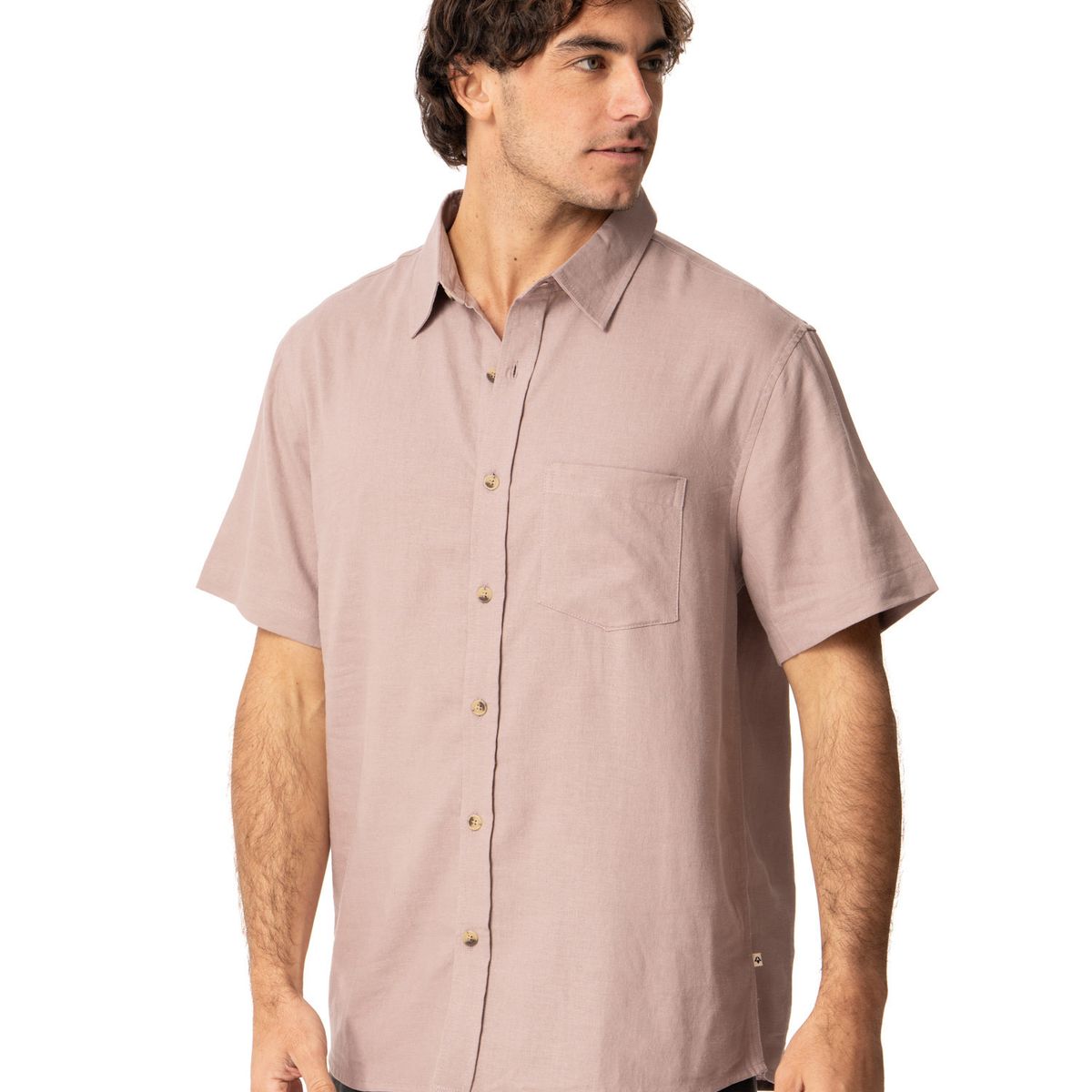 KIVUL - Camisa Hombre Silk Salmon Kivul