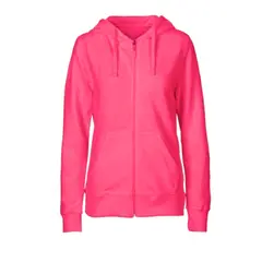 LIKE SHOP - Polerón Con Cierre Mujer Algodón Bolsillo Verano Colores 7536