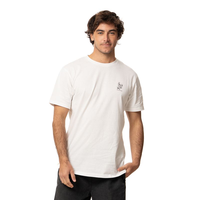KIVUL - Polera Hombre Coral Blanco Kivul