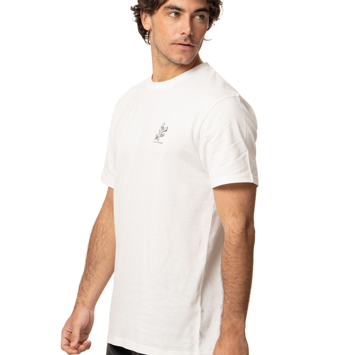 KIVUL - Polera Hombre Coral Blanco Kivul