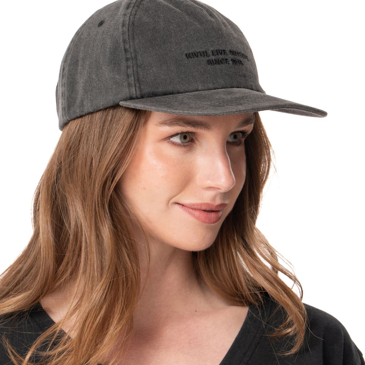 KIVUL - Jockey Unisex Logo Negro Kivul