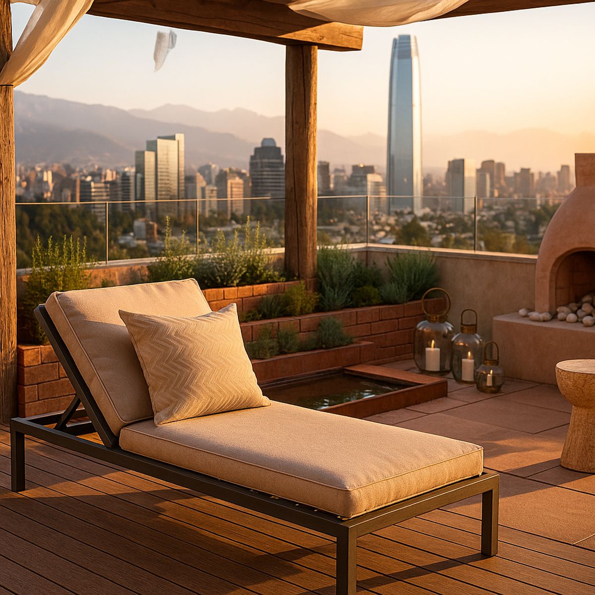 ARMONIA - Funda protectora para cojín visón 45x45 modelo 760 motivo zigzag