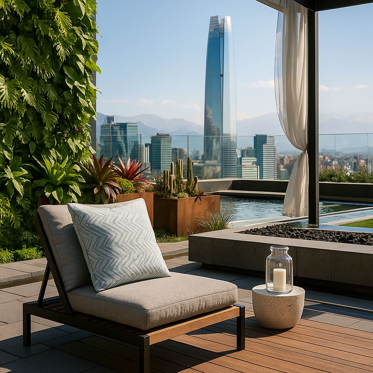 ARMONIA - Cubre cojín celeste textura chevron 760 45x45