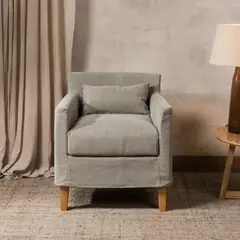 AMOBLE - Poltrona Caetano Gris La Amoblé