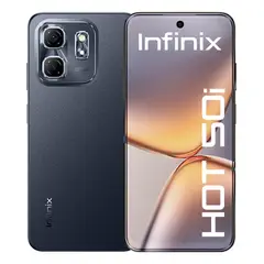 INFINIX - Celular Hot 50i 256 Gb Rom 4 Gb + 4 Gb Ram Virtual Dual Sim Negro