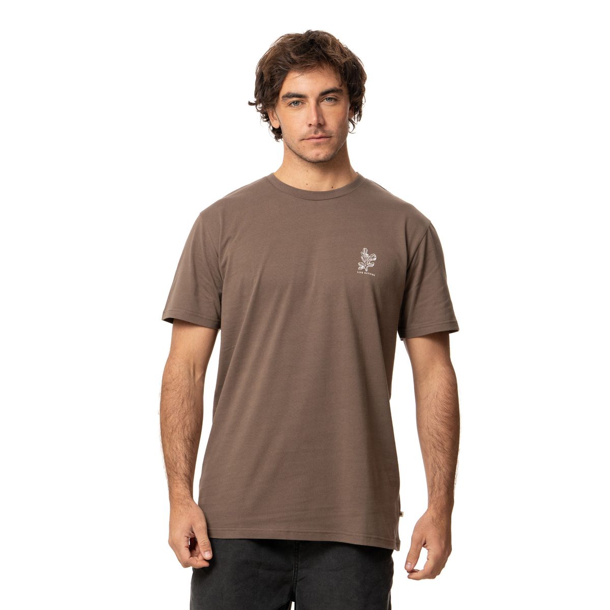 KIVUL - Polera Hombre Coral Café Kivul