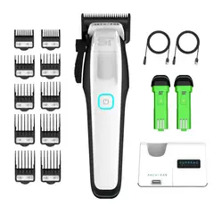 GENERICO - Cortadora de Cabello Profesional Supreme Clipper Recharge White