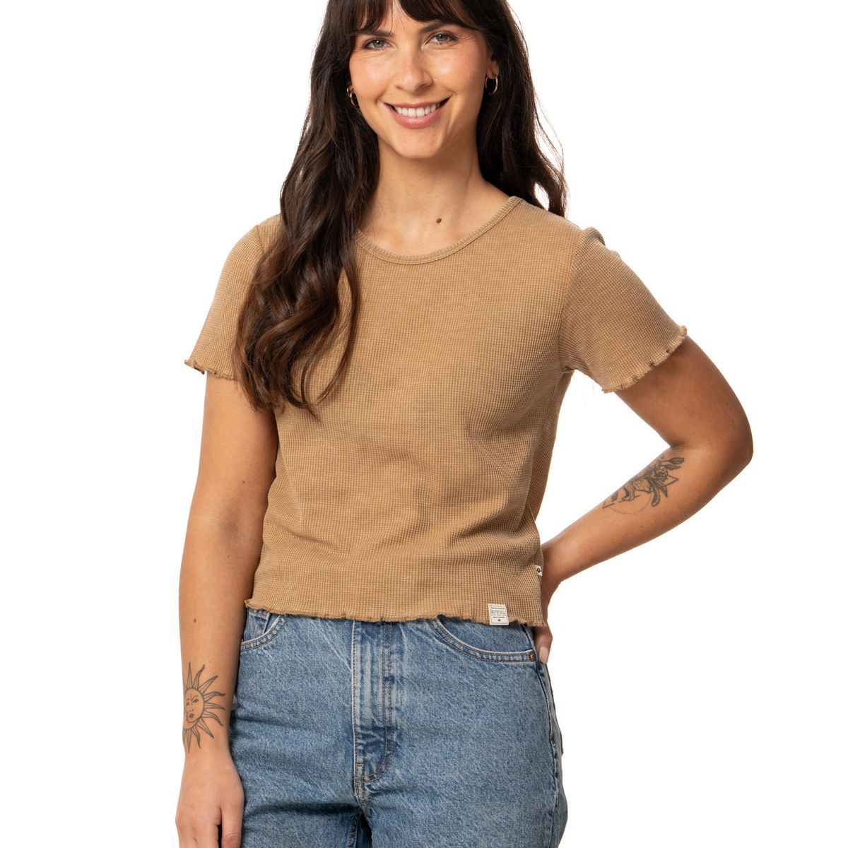 KIVUL - Polera Mujer Prety Café Kivul