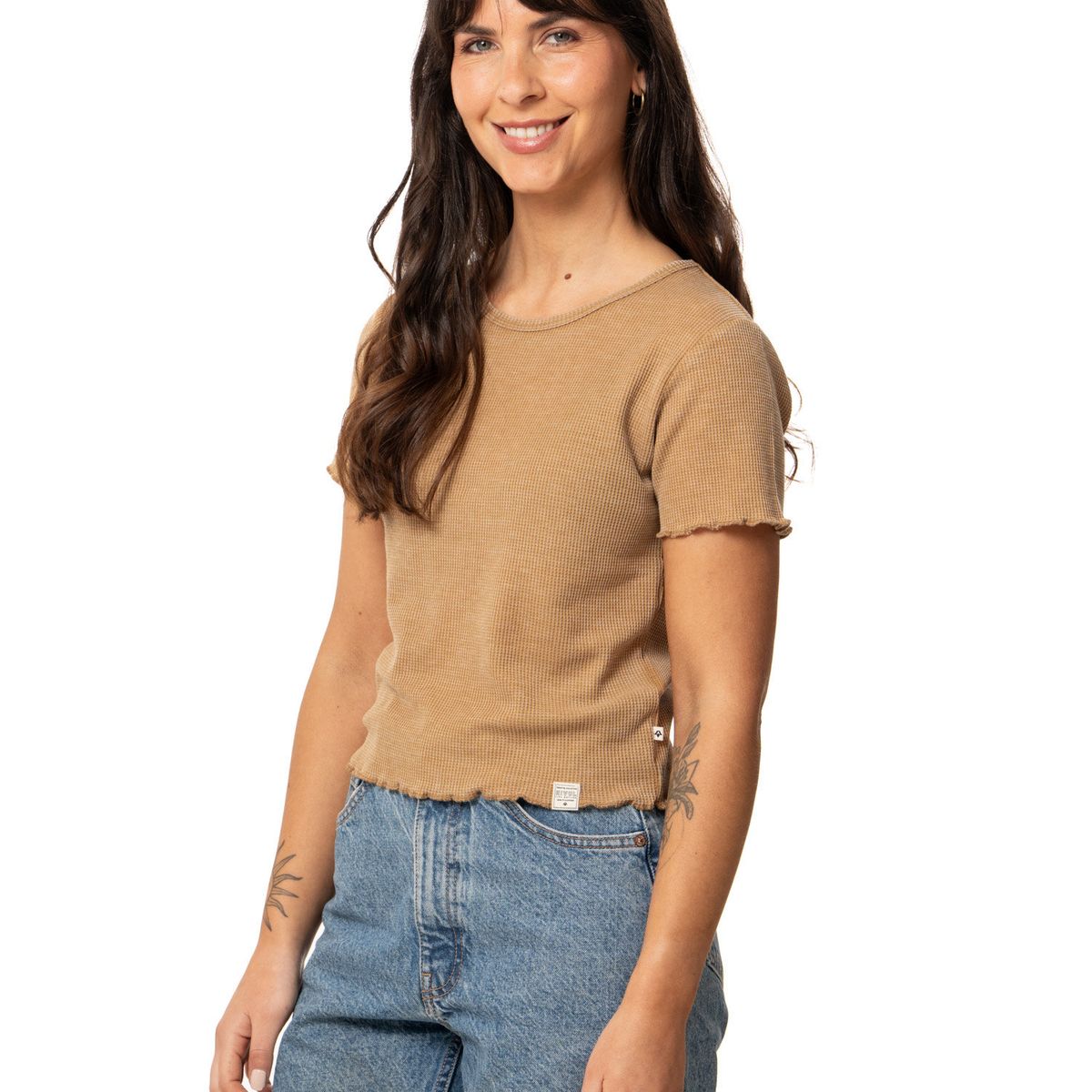 KIVUL - Polera Mujer Prety Café Kivul