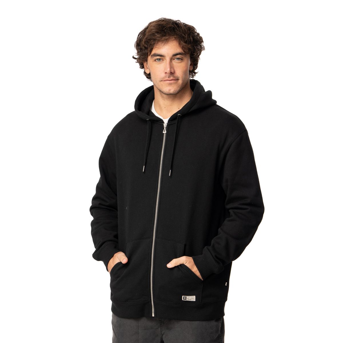 KIVUL - Poleron Hombre Anerk Negro Kivul