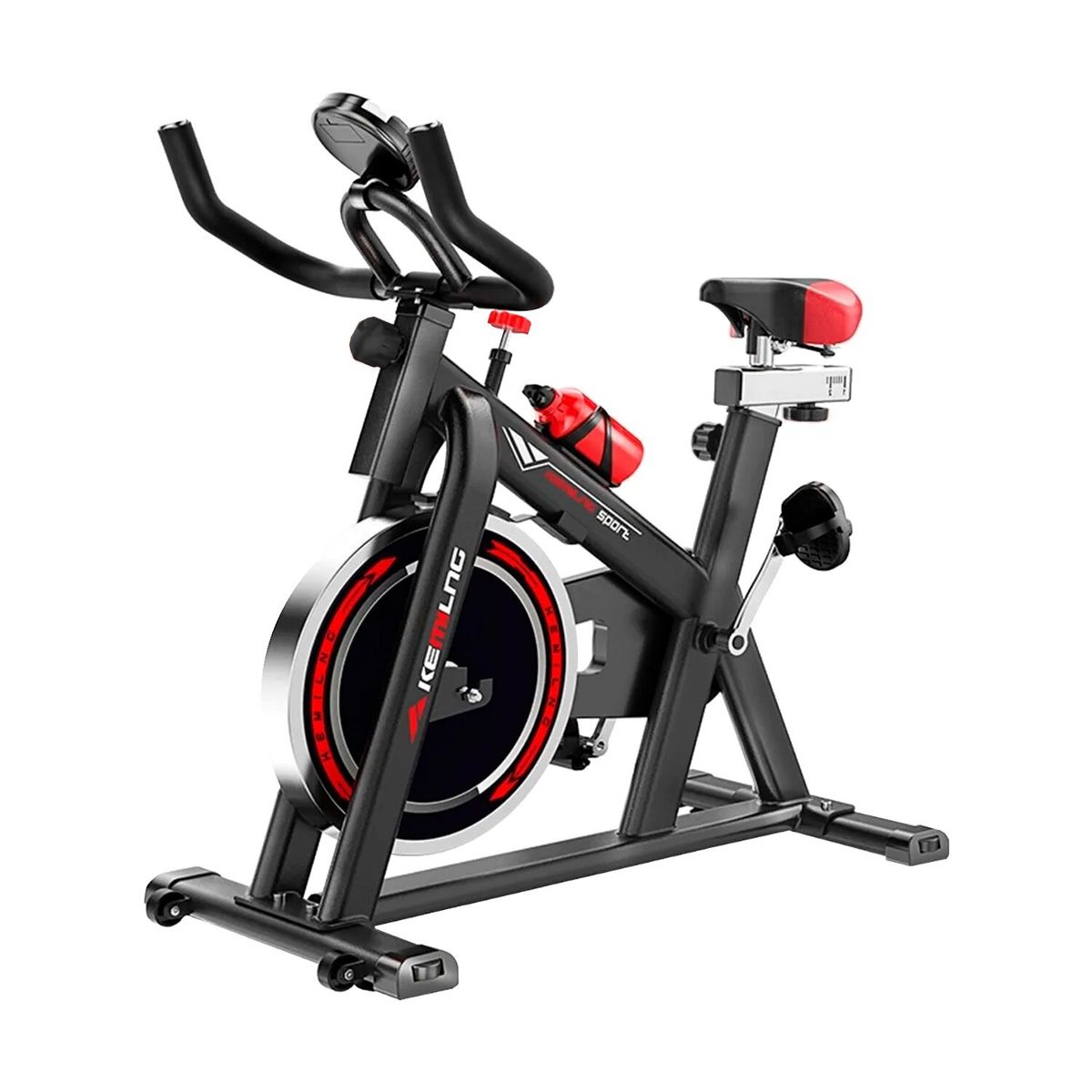 KEMILNG - Bicicleta Home Fitness Monitor Volante Inercia 6kg