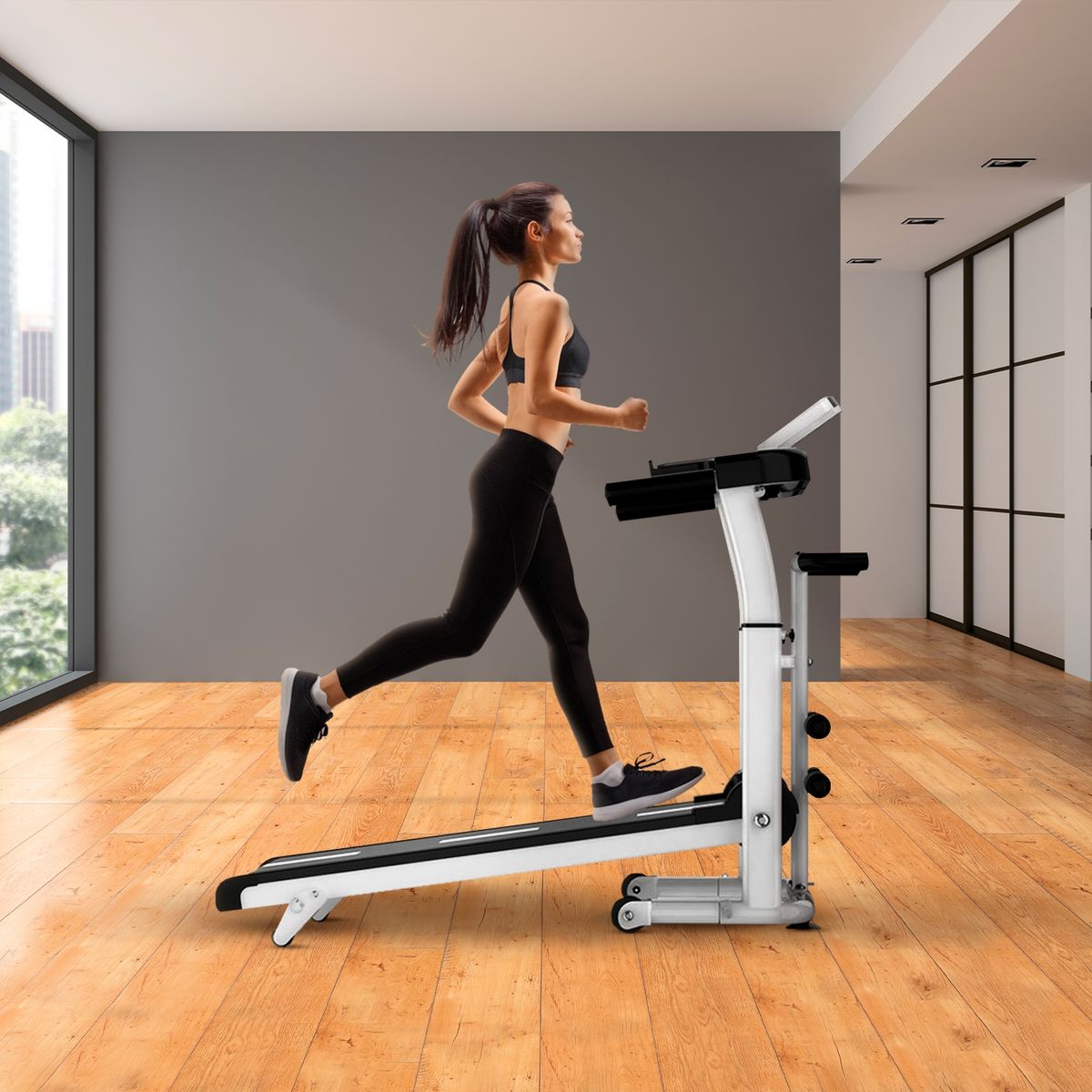 ATLETIS - Trotadora Caminadora Plegable Plus Home Fitness