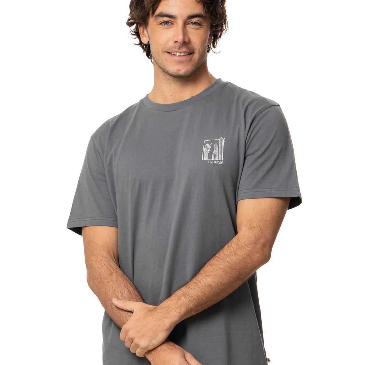 KIVUL - Polera Hombre Cerro Gris Kivul