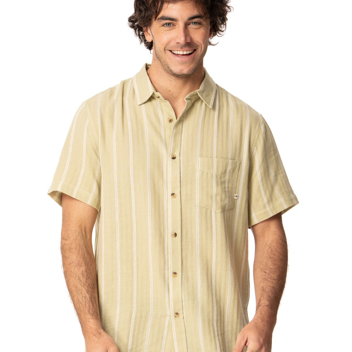 KIVUL - Camisa Hombre Morzo Verde Kivul