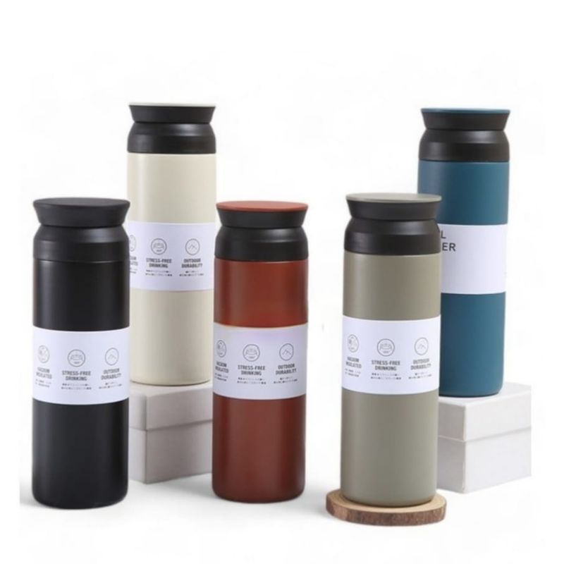 HOMEY - Pack De 2 Botellas Termicas Resistente Al Frio Y Calor