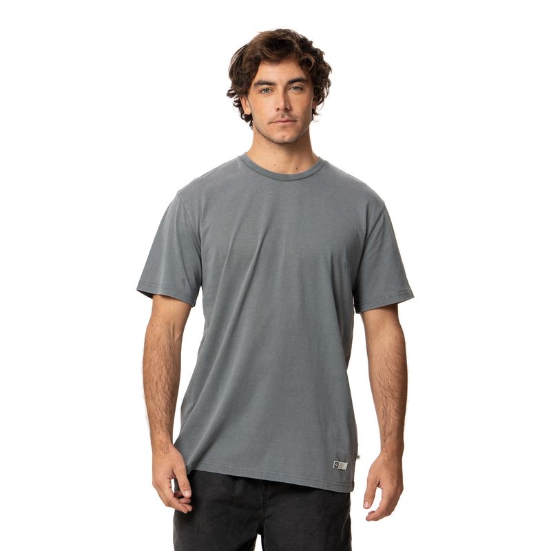 KIVUL - Polera Hombre Parche Gris Kivul