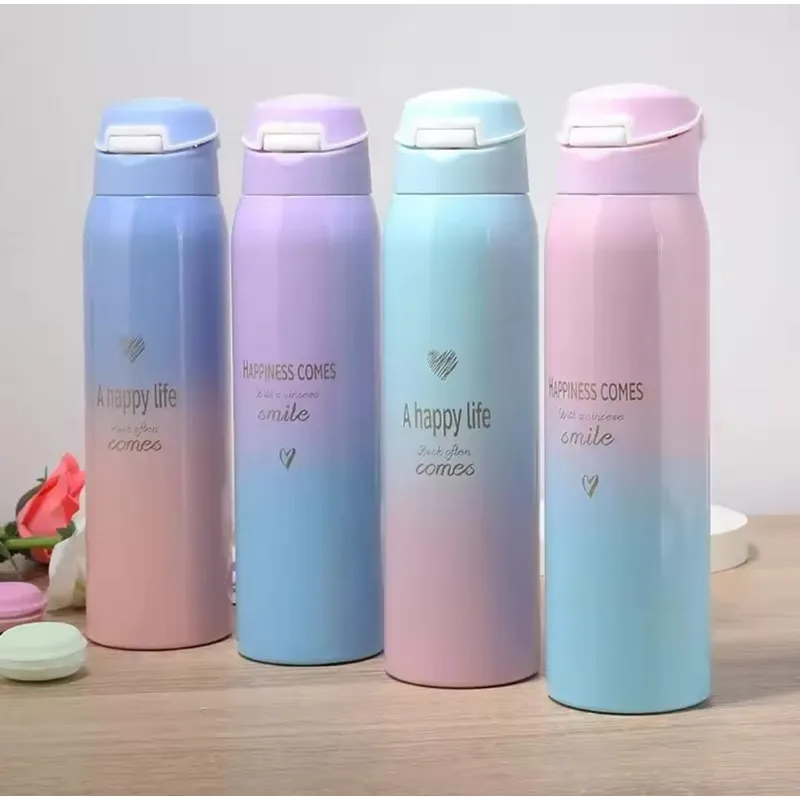 HOMEY - Pack De 2 Botellas Termicas Resistente Al Frio Y Calor