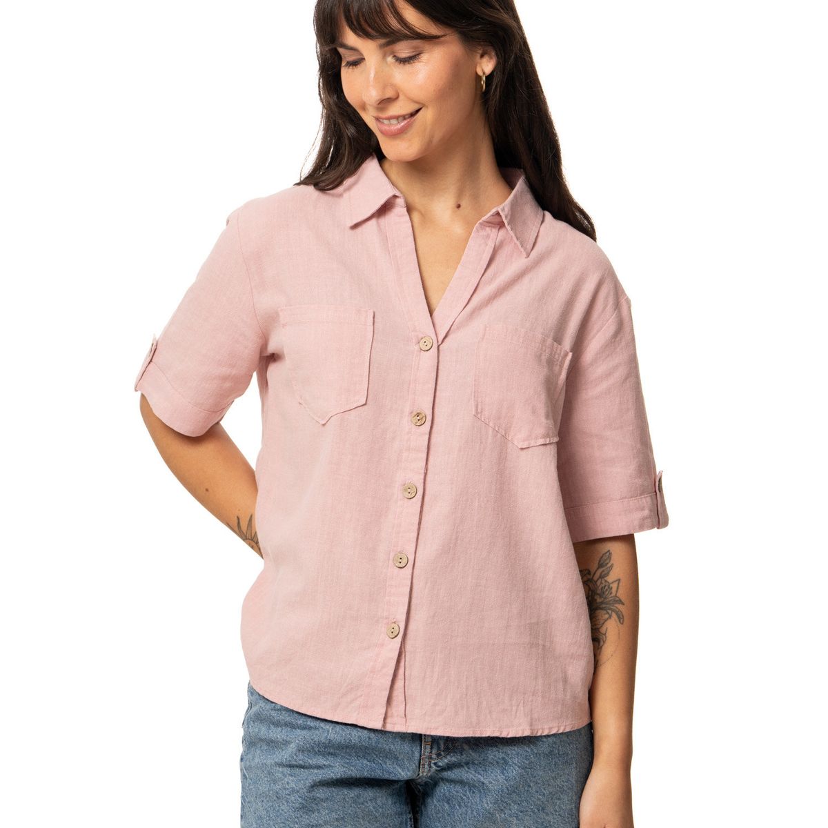 KIVUL - Blusa Mujer Arena Rosado Kivul