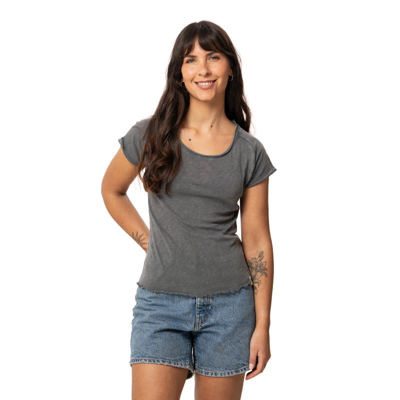 KIVUL - Polera Mujer Last Gris Kivul