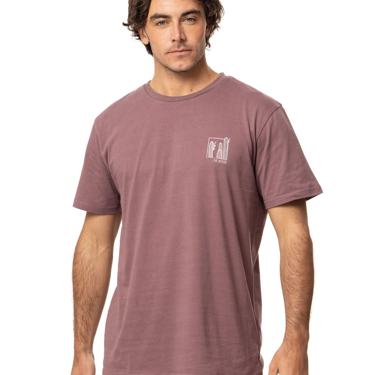 KIVUL - Polera Hombre Cerro Burdeo Kivul