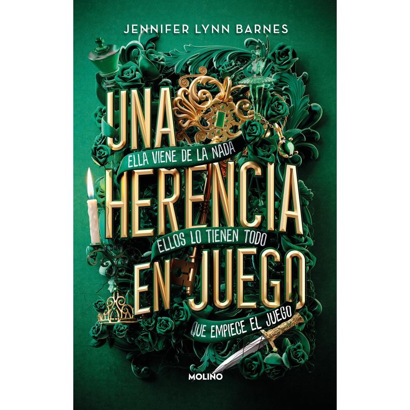 MOLINO - Libro Una herencia en juego - Jennifer Lynn Barnes