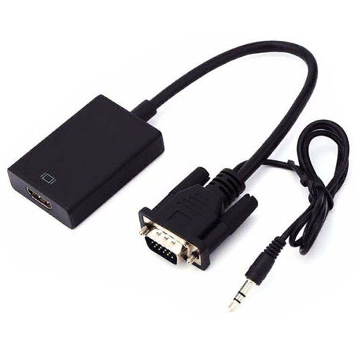 GENERICO - CONVERSOR DE VIDEO VGA  AUDIO A HDMI ALIMENTA POR USB