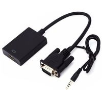 CONVERSOR DE VIDEO VGA AUDIO A HDMI ALIMENTA POR USB
