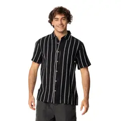KIVUL - Camisa Hombre Morzo Negro