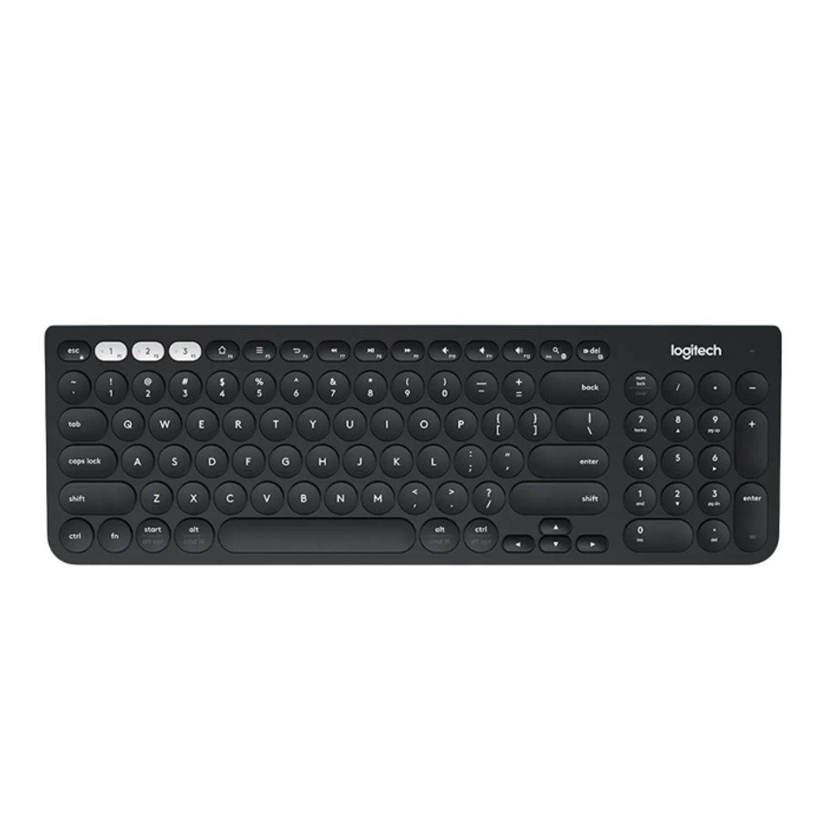 LOGITECH - Logitech K780, Teclado Inalámbrico, Multidispositivo, Español, Negro