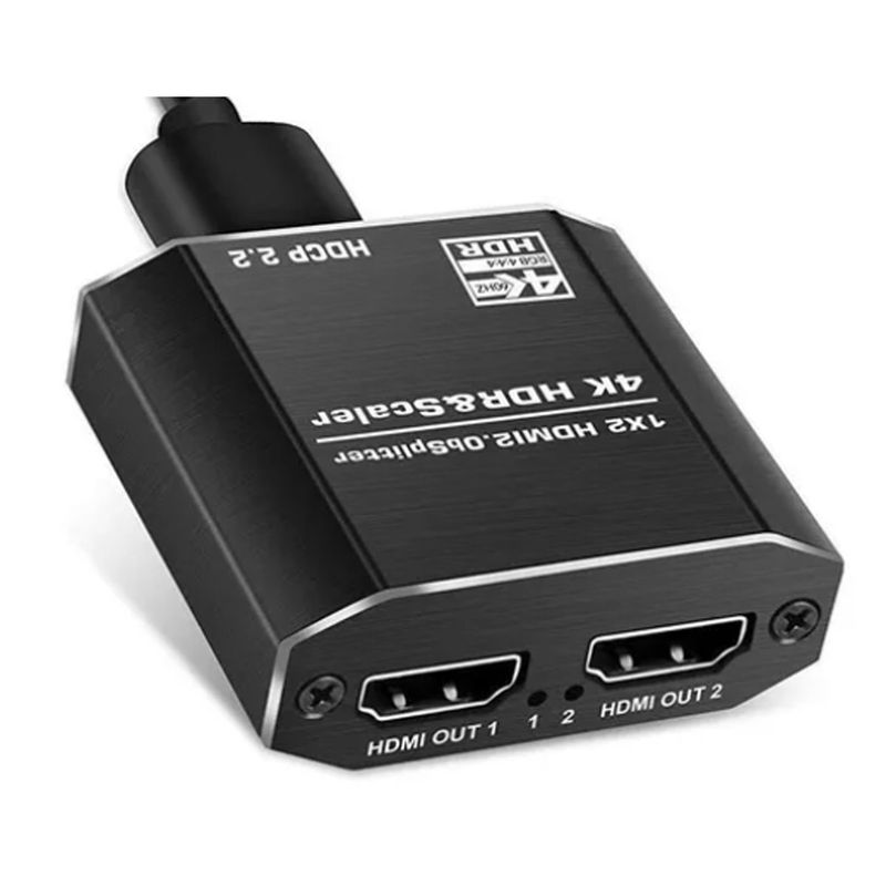 GENERICO - SPLITTER HDMI AMPLIFICADO 2 SALIDAS 2.0, 4K