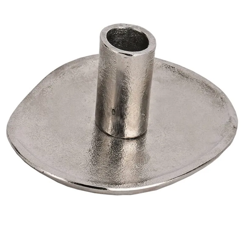 EGLO - Adorno Portavela JELLICOE aluminio níquel Gris 13×11×4 cm