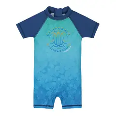 H2O WEAR - Traje de Baño Bebe Niño Body UV50 Denim - Azul