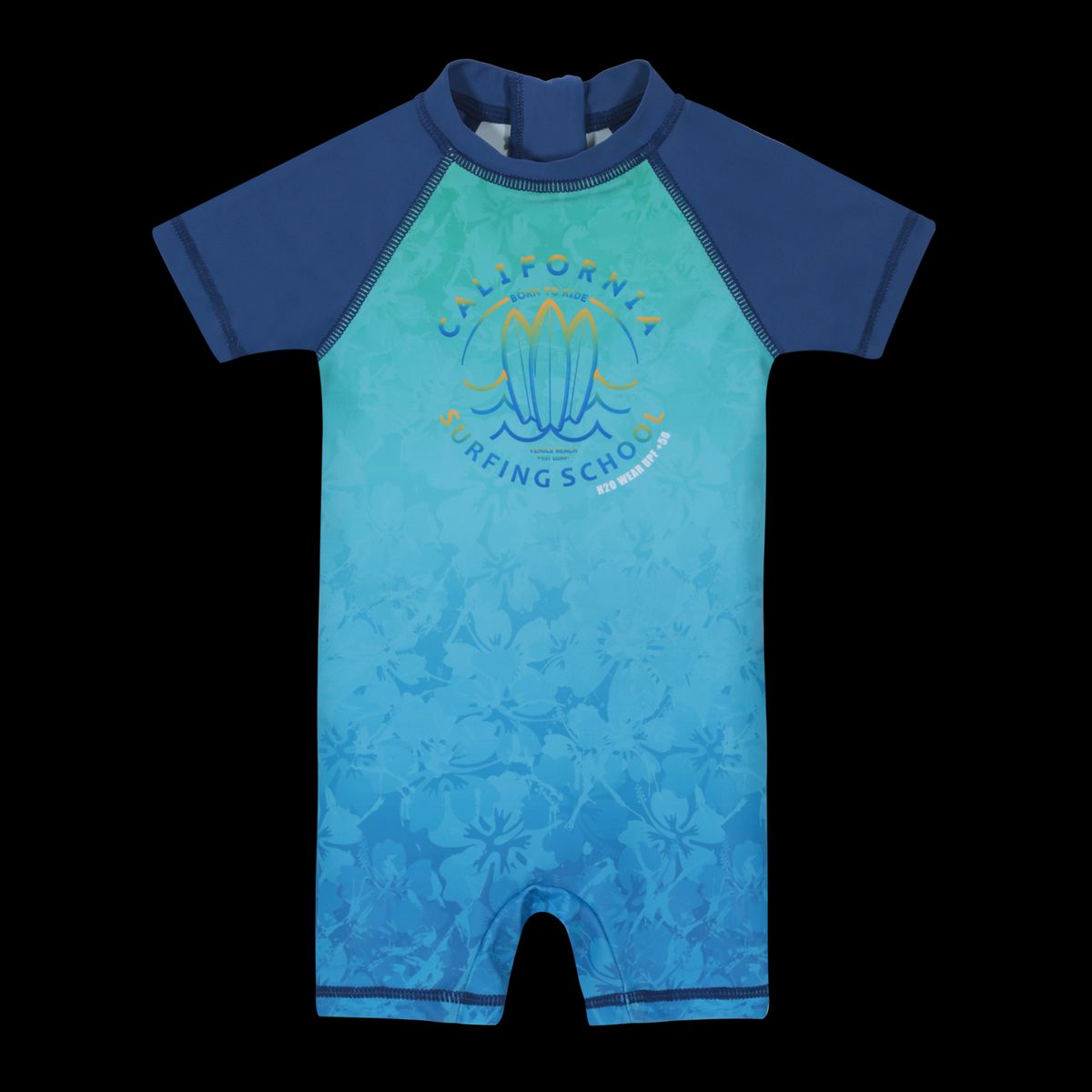 H2O WEAR - Traje de Baño Bebe Niño Body  UV50 H2O Wear Denim - Azul