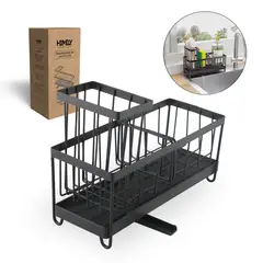 HOMELY - Porta Esponja Escurridor Organizador Lavaplatos Lavaloza Hierro