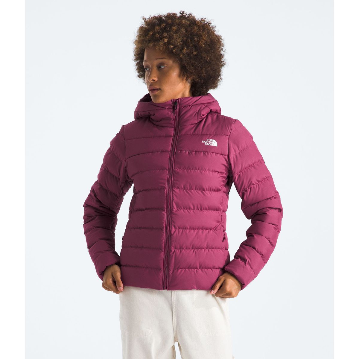 THE NORTH FACE - Chaqueta De Pluma Aconcagua 3 Hoodie Mujer Rosado