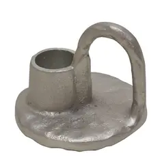 EGLO - Adorno Portavela JELLICOE aluminio níquel Gris 6×8 cm