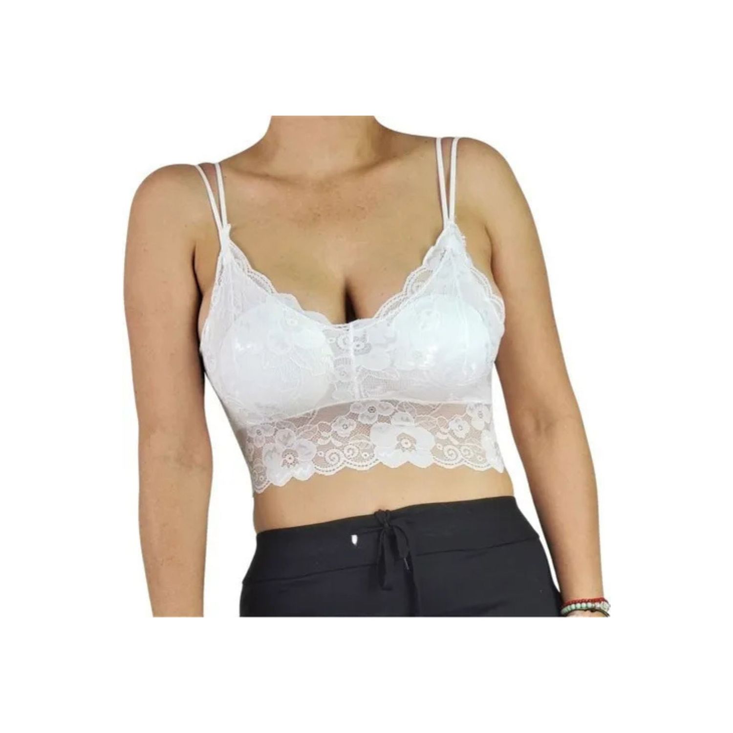 GENERICO Top Elasticado Sostén Peto Sujetador