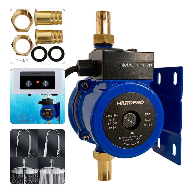 HOMEBRANDT - Bomba Presurizadora Agua 58 L/min 350 W