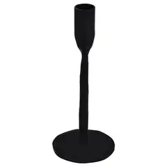 EGLO - Adorno Portavela JELLICOE aluminio níquel Negro 20×8cm